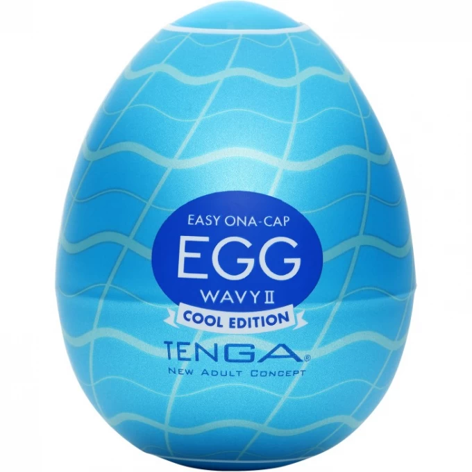 Стимулятор яйцо TENGA EGG WAVY II COOL EGG-013C Стимулятор яйцо TENGA EGG WAVY II COOL EGG-013C